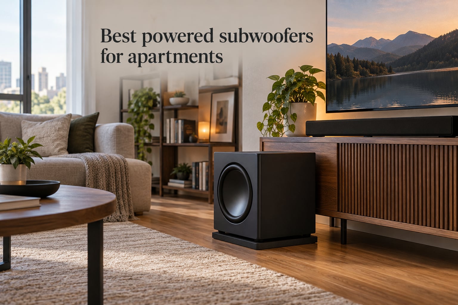 Best powered subwoofers for apartments