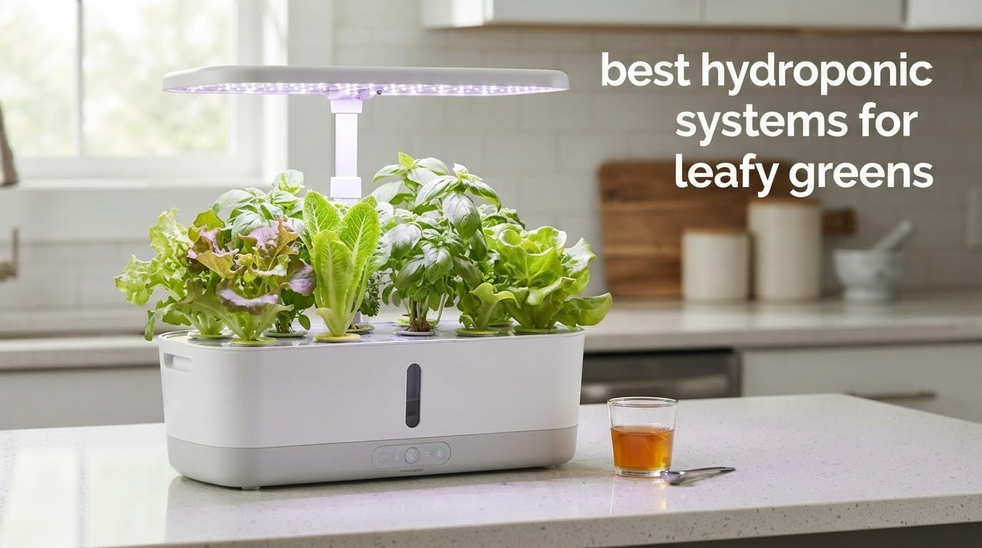 best hydroponic systems for leafy greens