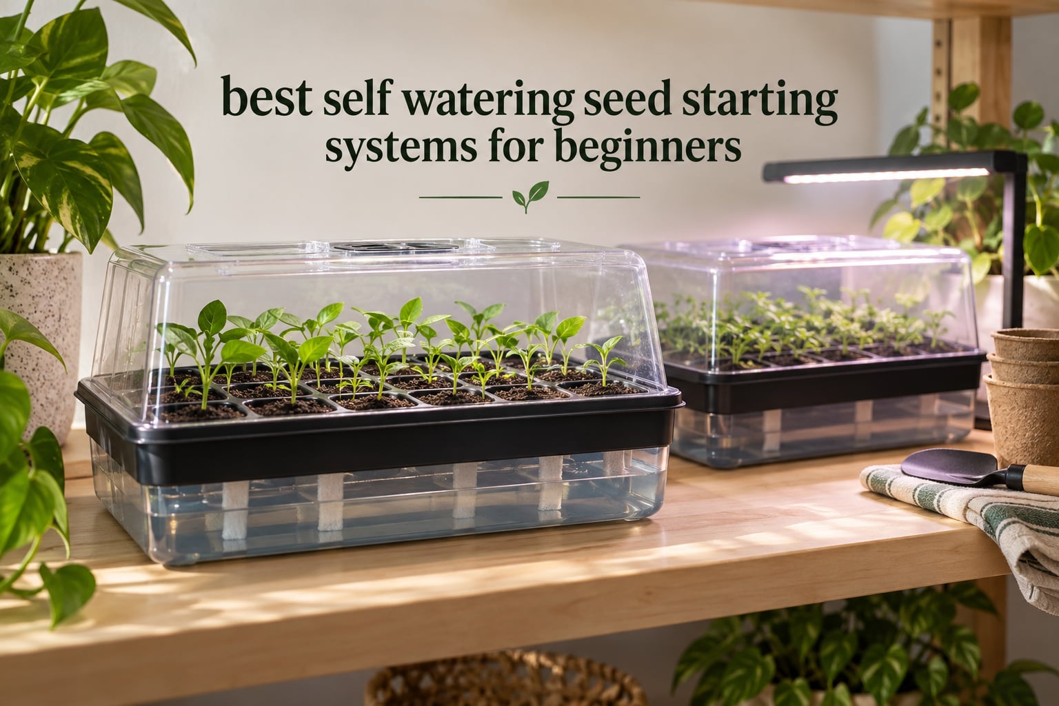 best self watering seed starting systems for beginners