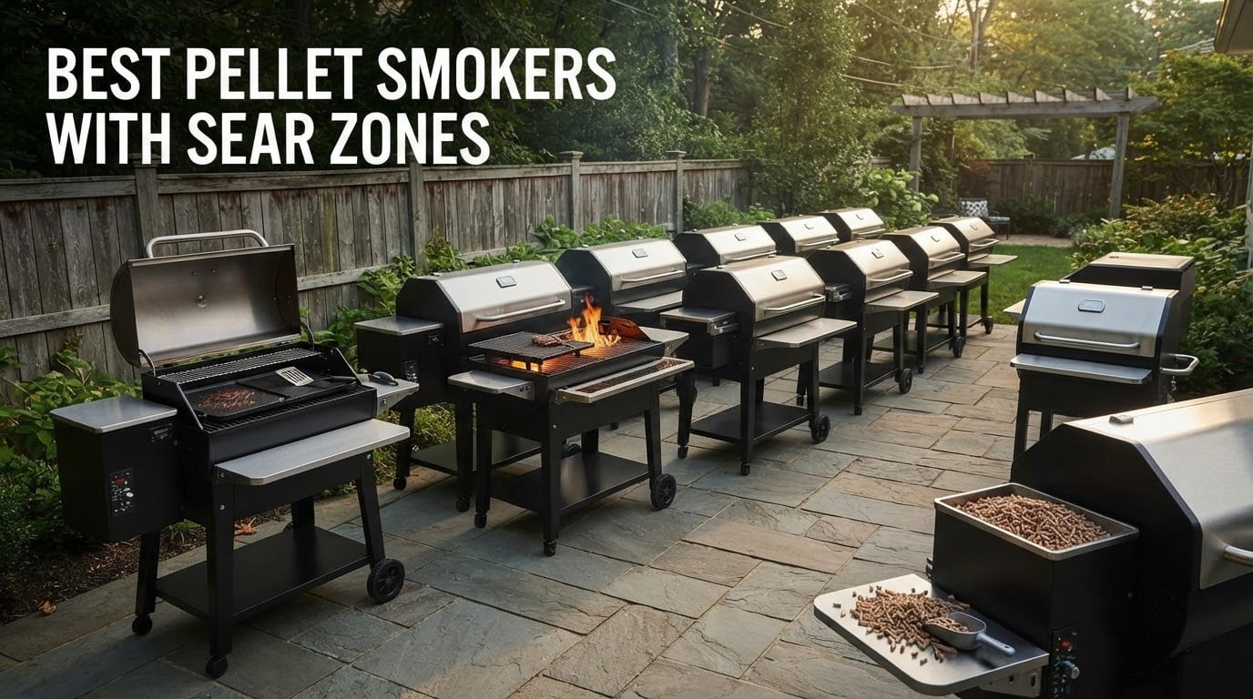 best pellet smokers with sear zones